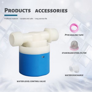 3/4 Inch Practical water level control durable replacement fully automatic float valve anti corrosion nylon ball valve