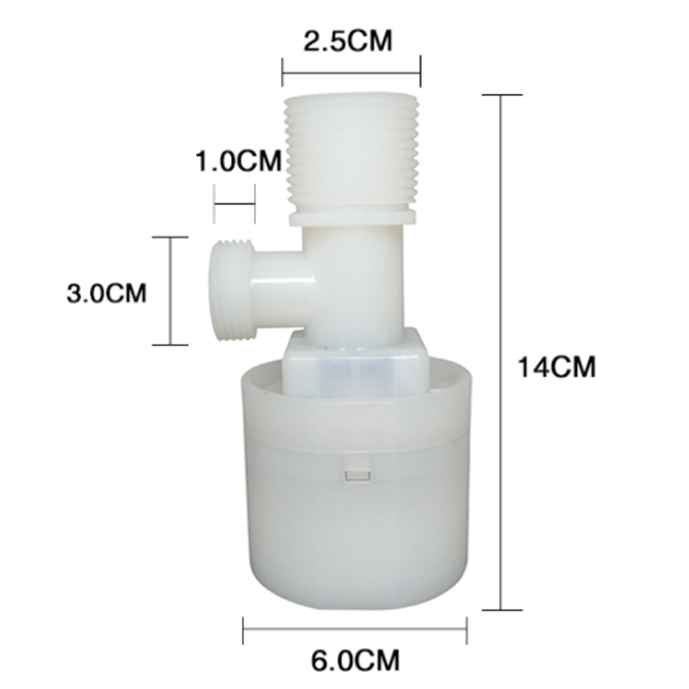 1inch white plastic water level control valve float valve for boiler