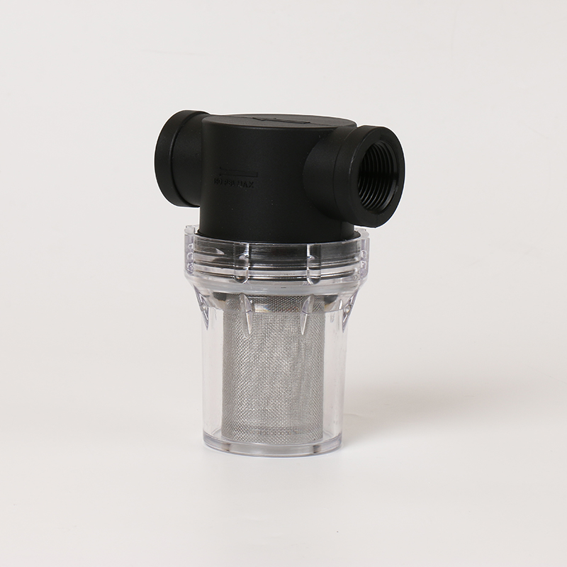 Garden pond 1 / 2 inch Inline mesh strainer water pump filter Irrigation high flow pipeline filter
